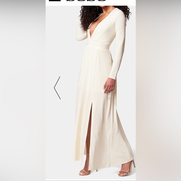 Deep V maxi dress.***PLEASE READ THE DESCRIPTION CAREFULLY, Thanks*** - Picture 2 of 16